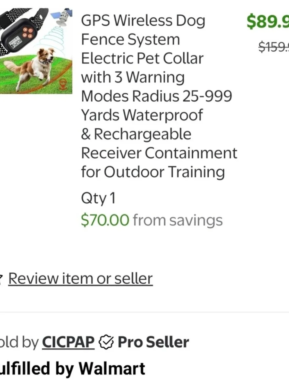 Wireless Dog Fence F820 with GPS Chip